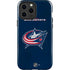 NHL Columbus Blue Jackets Distressed iPhone 13 Pro Max Impact Case