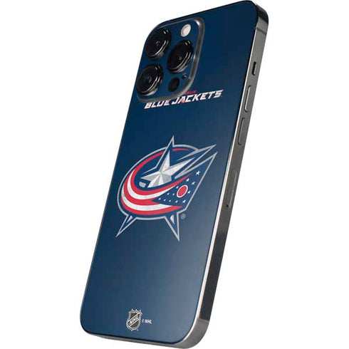 NHL Columbus Blue Jackets Distressed iPhone 13 Pro Max Skin