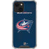 NHL Columbus Blue Jackets Distressed iPhone 14 Plus Clear Case