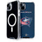 NHL Columbus Blue Jackets Distressed iPhone 14 Plus MagSafe Case