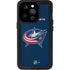 NHL Columbus Blue Jackets Distressed iPhone 14 Pro Waterproof Case