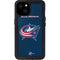 NHL Columbus Blue Jackets Distressed iPhone 15 Plus Waterproof Case