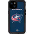 NHL Columbus Blue Jackets Distressed iPhone 15 Plus Waterproof Case