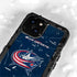 NHL Columbus Blue Jackets Distressed iPhone 15 Plus Waterproof Case