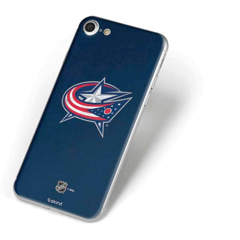 NHL Columbus Blue Jackets Distressed iPhone 7 Skin