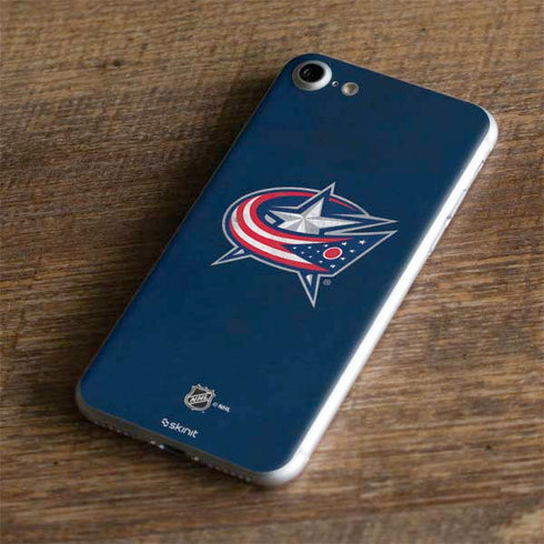 NHL Columbus Blue Jackets Distressed iPhone 7 Skin