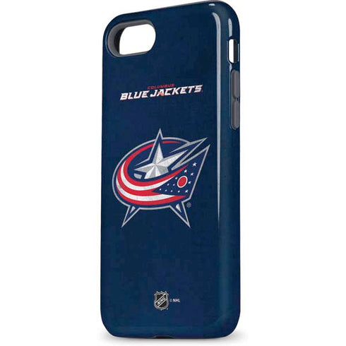 NHL Columbus Blue Jackets Distressed iPhone 8 Pro Case