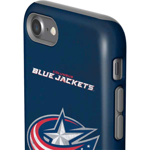 NHL Columbus Blue Jackets Distressed iPhone SE (2nd & 3rd Gen) Pro Case