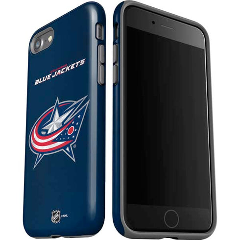 NHL Columbus Blue Jackets Distressed iPhone SE (2nd & 3rd Gen) Pro Case