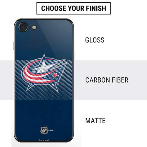 NHL Columbus Blue Jackets Distressed iPhone SE (2nd & 3rd Gen) Skin