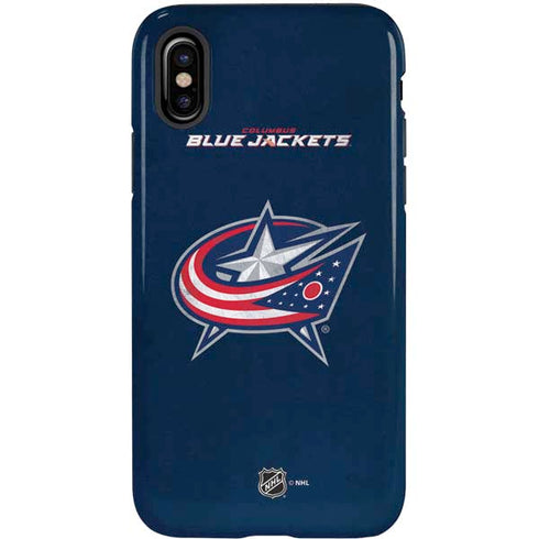 NHL Columbus Blue Jackets Distressed iPhone X Pro Case