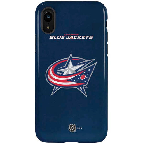 NHL Columbus Blue Jackets Distressed iPhone XR Pro Case