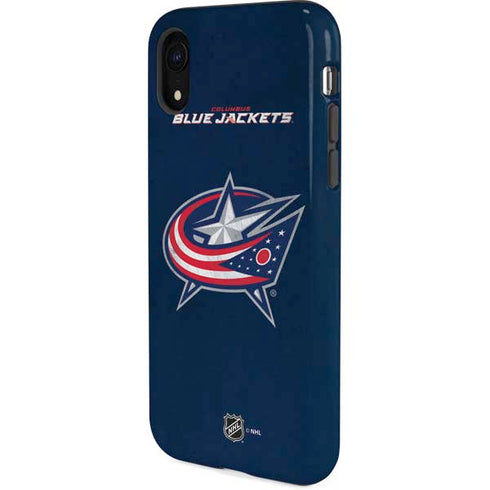 NHL Columbus Blue Jackets Distressed iPhone XR Pro Case