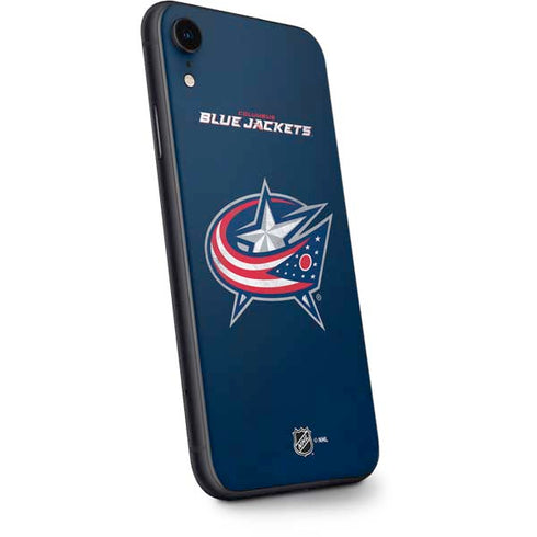 NHL Columbus Blue Jackets Distressed iPhone XR Skin