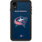 NHL Columbus Blue Jackets Distressed iPhone XR Waterproof Case