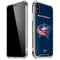 NHL Columbus Blue Jackets Distressed iPhone XS Max Clear Case