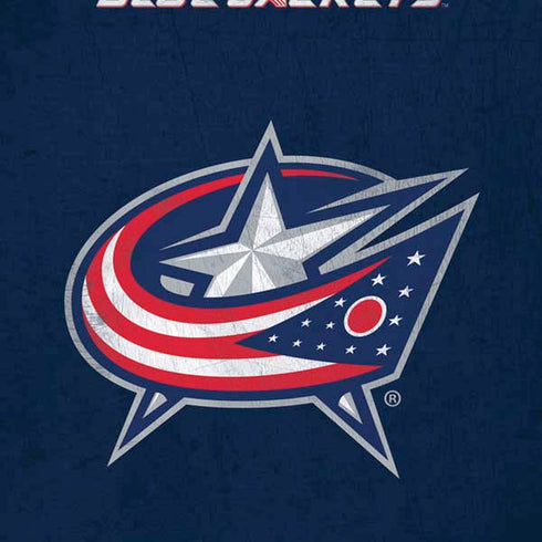 NHL Columbus Blue Jackets Distressed iPhone XS Pro Case