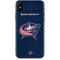 NHL Columbus Blue Jackets Distressed iPhone XS Skin
