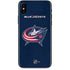 NHL Columbus Blue Jackets Distressed iPhone XS Skin