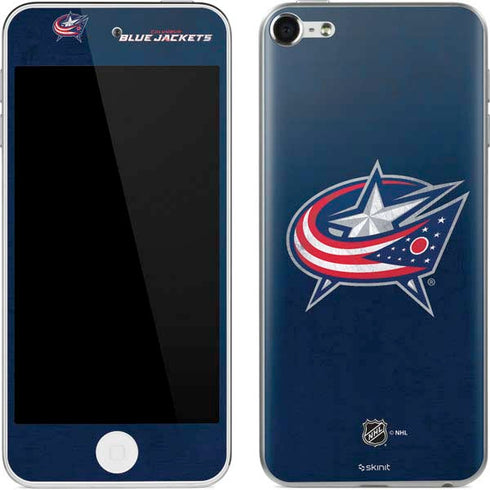 NHL Columbus Blue Jackets Distressed Apple iPod Skin
