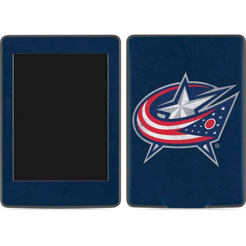 NHL Columbus Blue Jackets Distressed Amazon Kindle Skin