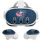 NHL Columbus Blue Jackets Distressed Meta Quest 3 Skin