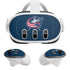 NHL Columbus Blue Jackets Distressed Meta Quest 3 Skin