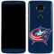 NHL Columbus Blue Jackets Distressed Moto E5 Plus Skin