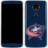 NHL Columbus Blue Jackets Distressed Moto E5 Plus Skin