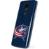 NHL Columbus Blue Jackets Distressed Moto E5 Plus Skin