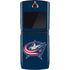 NHL Columbus Blue Jackets Distressed Motorola RAZR Skin