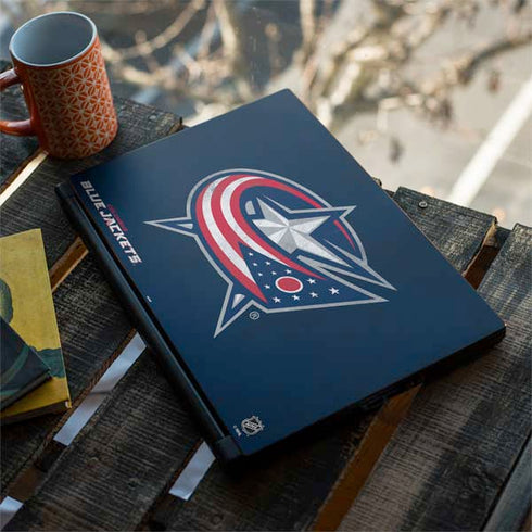 NHL Columbus Blue Jackets Distressed MSI GS65 Stealth Laptop Skin