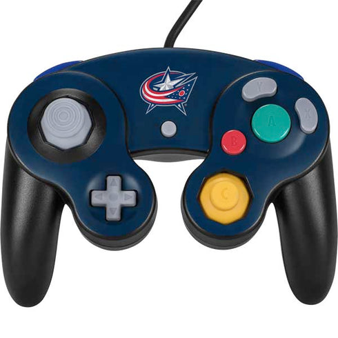 NHL Columbus Blue Jackets Distressed Nintendo GameCube Controller Skin