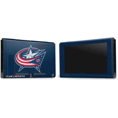 NHL Columbus Blue Jackets Distressed Nintendo Switch Bundle Skin