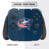NHL Columbus Blue Jackets Distressed Nintendo Switch Bundle Skin