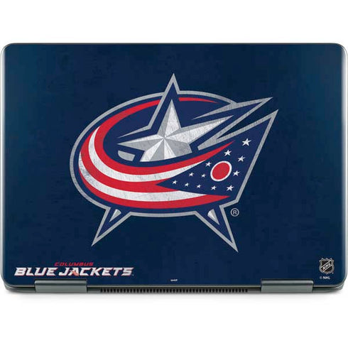 NHL Columbus Blue Jackets Distressed Notebook 9 Pro 13in (2017) Skin