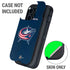 NHL Columbus Blue Jackets Distressed Otterbox Defender iPhone Skin