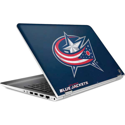 NHL Columbus Blue Jackets Distressed HP Pavilion Skin