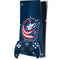 NHL Columbus Blue Jackets Distressed PS5 Slim Digital Edition Bundle Skin