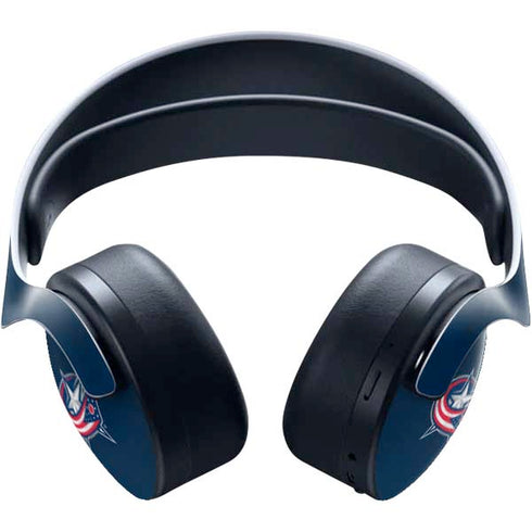 NHL Columbus Blue Jackets Distressed PULSE 3D Wireless Headset for PS5 Skin