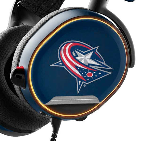 NHL Columbus Blue Jackets Distressed SteelSeries Arctis 3 Skin