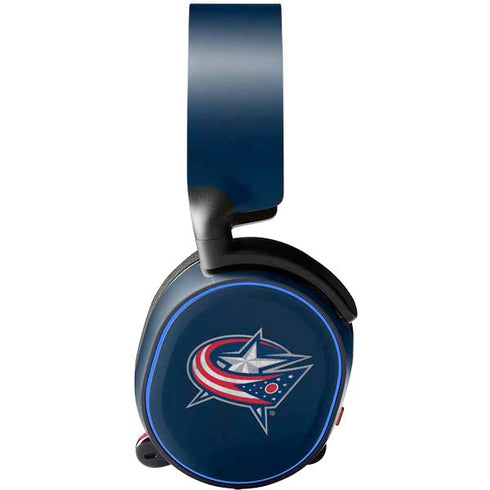 NHL Columbus Blue Jackets Distressed SteelSeries Arctis 5 Skin
