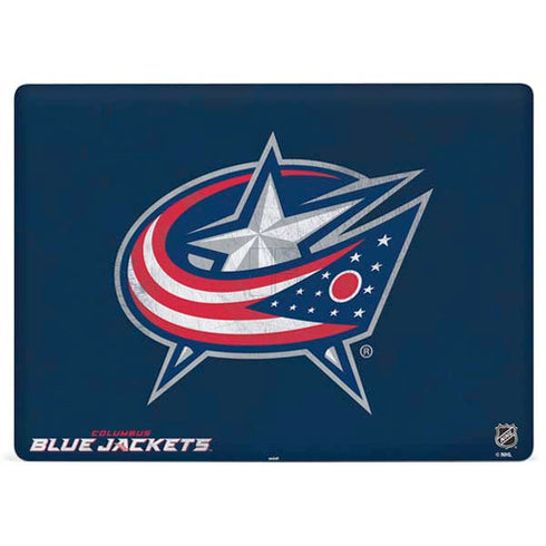 NHL Columbus Blue Jackets Distressed Surface Laptop 2 Skin