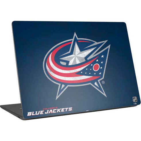 NHL Columbus Blue Jackets Distressed Surface Laptop 4 15in Skin