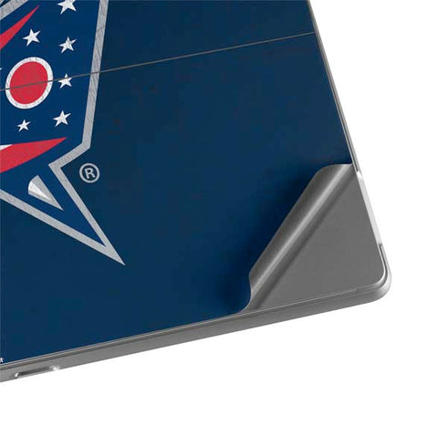 NHL Columbus Blue Jackets Distressed Surface Pro 8 Skin