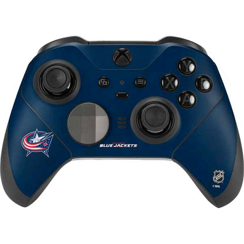 NHL Columbus Blue Jackets Distressed Xbox Elite Wireless Controller Series 2 Skin