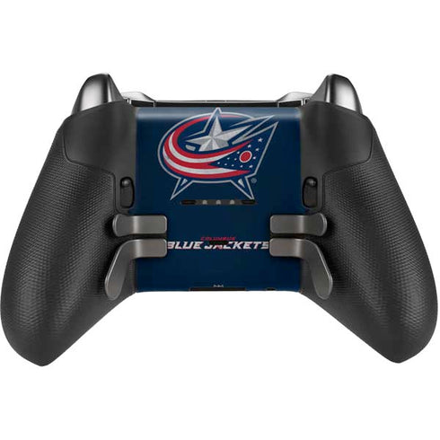 NHL Columbus Blue Jackets Distressed Xbox Elite Wireless Controller Series 2 Skin