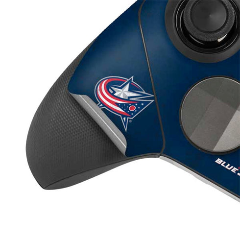 NHL Columbus Blue Jackets Distressed Xbox Elite Wireless Controller Series 2 Skin