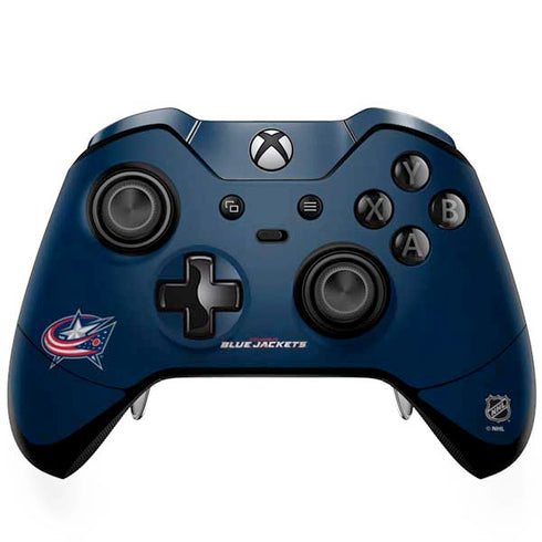NHL Columbus Blue Jackets Distressed Xbox One Elite Controller Skin