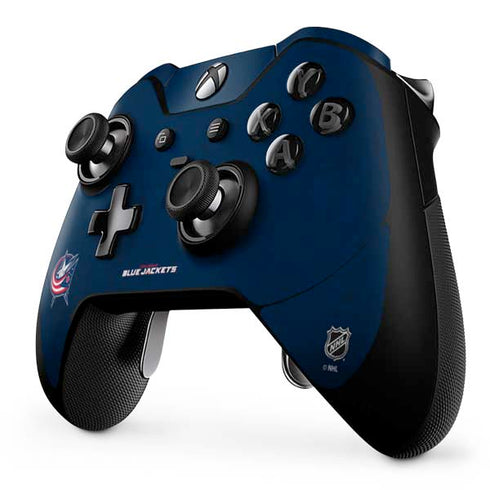 NHL Columbus Blue Jackets Distressed Xbox One Elite Controller Skin